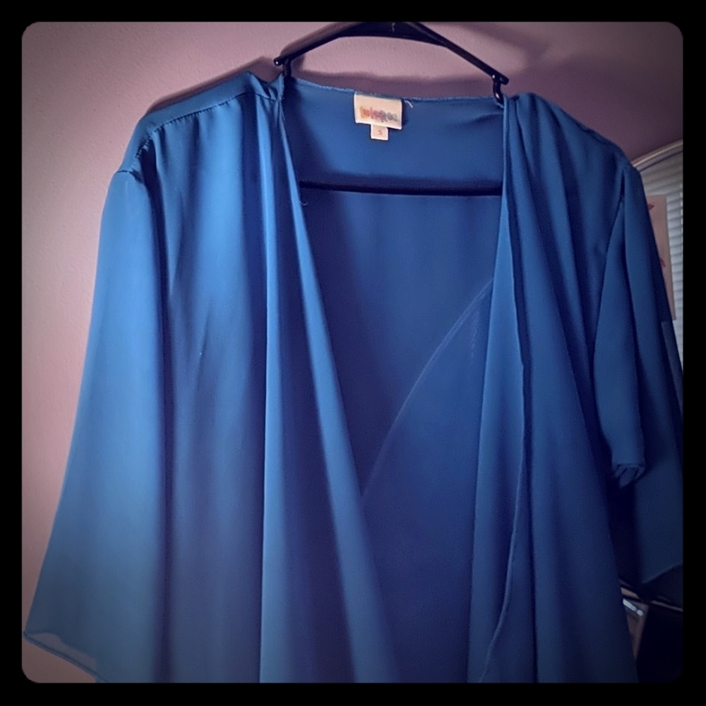 Blue lularoe Shirley